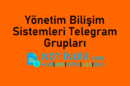 Yönetim Bilişim Sistemleri Telegram Grupları